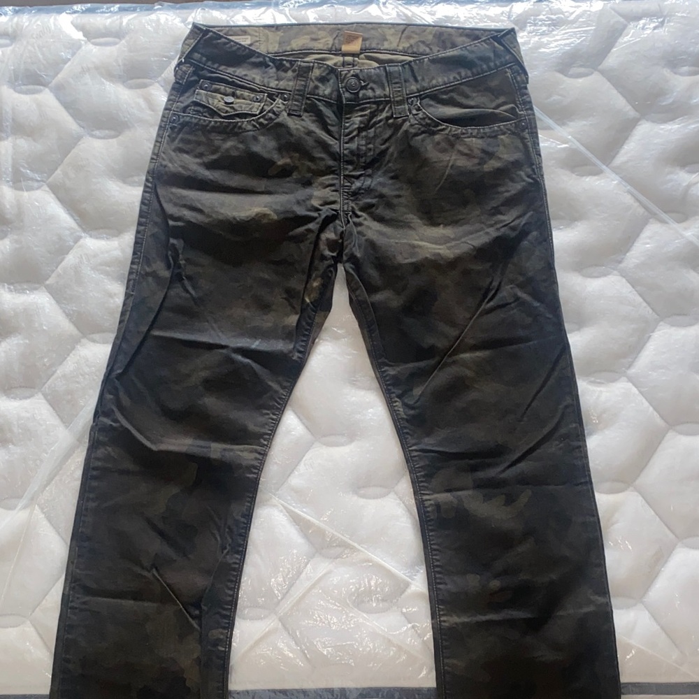 True Religion Olive Green Trousers